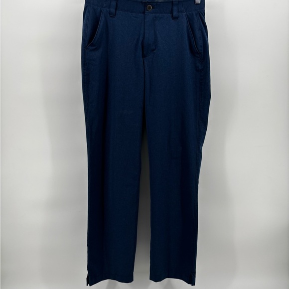Under Armour Mens Blue‎ Straight Leg Performance Pants Size 32x32 - Picture 1 of 10